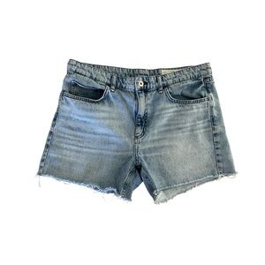 Rag & Bone Cut Off Raw Hem Denim Jean Shorts Size 30